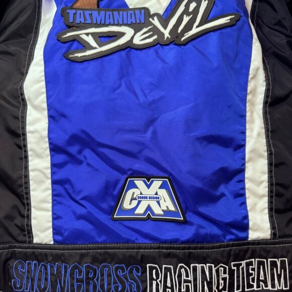 Choko Design Taz Junior Loony Toons Snowcross winter racing jacket size 12 youth - Picture 10 of 13